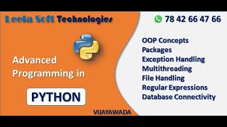 Python 3 - Advanced Python Programming by Madhu Sir | Leela Soft