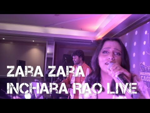 Inchara Rao Singer Zara Zara | Inchara Rao Live - YouTube