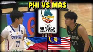 SEMI-FINALS: Gilas Pilipinas U18 Mens vs Malaysia | FIBA U18 Mens Asia Cup SEABA Qualifiers