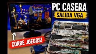 PC en breadboard corre juegos de MS-DOS. Video output VGA con Pi Pico #rp2040 #rp2350 #8088