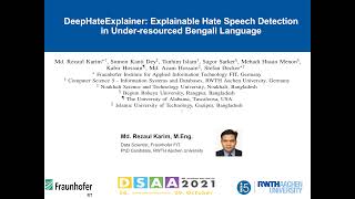 DeepHateExplainer: Explainable Hate Speech Detection in Under-resourced Bengali Language