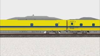 新VRM3★shinkansen　923系ドクターイエロー7両編成カタログ動画NO6