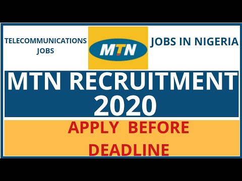 Download Jobs in Nigeria: MTN Nigeria Recruitment 2020