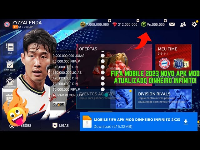 fifa mobile apk mod dinheiro infinito 2023｜Búsqueda de TikTok