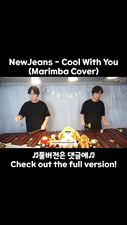 뉴진스(NewJeans) - Cool With You (Marimba Cover) #shorts
