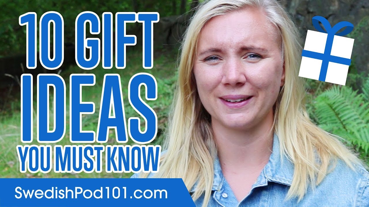 ⁣10 Gift Ideas You Must Know in Swedish