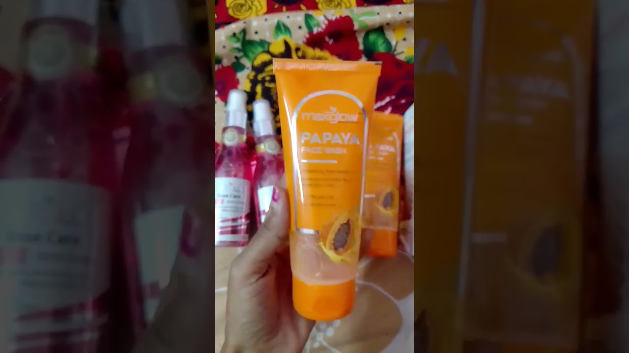 Maxglow Skincare products 🤍