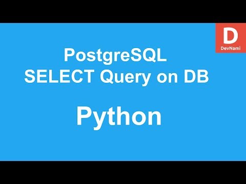 Python PostgreSQL Database Select Query