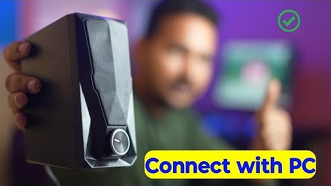 Computer se speaker kaise connect Kare | how to connect speaker to laptop