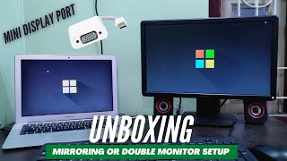 Unboxing & Setup of Mini Display Port VGA to Thunderbolt for Mac/Laptop Screen Mirroring Vga To Mini Displayport