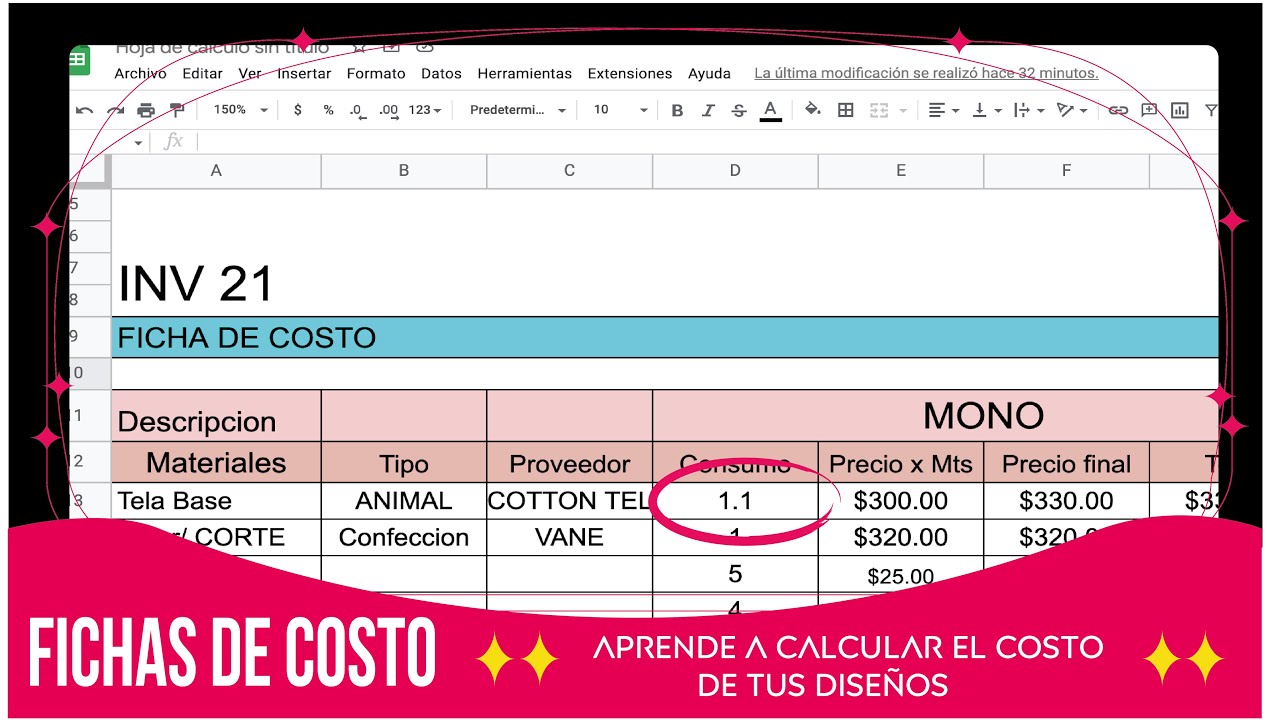 Aprende a calcular el COSTO de tu colección. Diseño DE MODA - YouTube