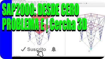 SAP2000: Desde cero, Problema E cercha 2d