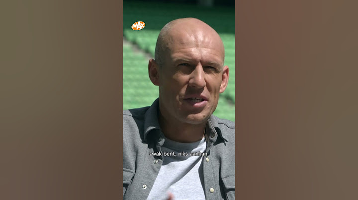 Arjen Robben: "Ik ben niet zwak" | STERREN OP HET DOEK  #omroepmax #sterrenophetdoek
