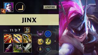 (Lowfire) Jinx ADC vs Sivir - EUW Master Patch 26.15