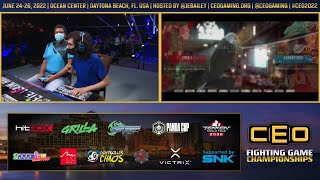 CEO 2022 GUILTY GEAR STRIVE TOP 8 - VIZIO JONATHAN TENE vs MOIST HOTASHI