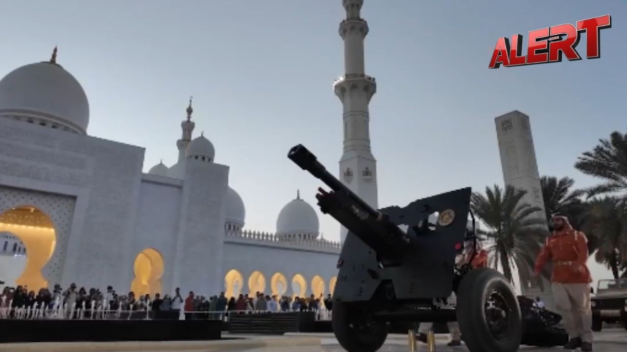 Abu Dhabi Ramadan Cannon Marks First Iftar at Sheikh Zayed Grand Mosque | ALERT News