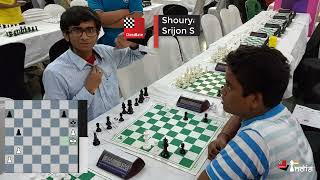 A Hard-Hitting Pawn Endgame - Shourya v Srijon | Tata Steel Chess Festival 2023 Blitz