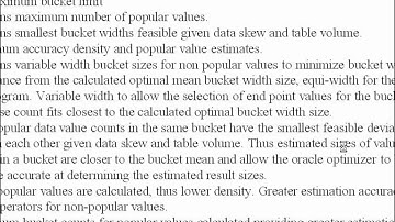 Introduction to the Optimum Histogram utility for Oracle Databases
