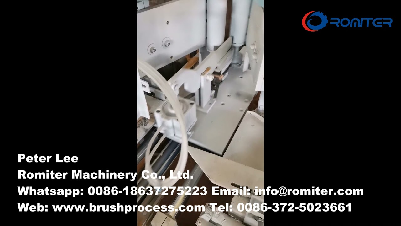 Reciprocating Type Paint Brush Wooden Handle Making Machine YouTube