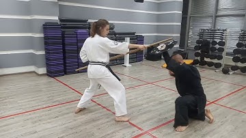 Kanegawa no Tinbe / Bunkai alternative application training with Tinbe テ ィ ン ベ ー Ryukyu kobudo