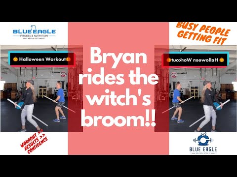 Have you seen our TikTok?? Bryan rides the witch's broom!!