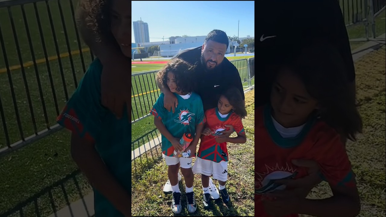 DJ Khaled с детьми 