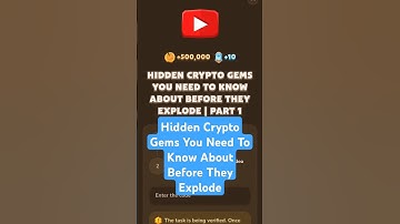 Hidden Crypto Gems You Need To Know About Before They Explode | MemeFi Video Code