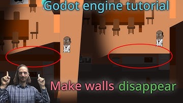 Making walls transparent to show your player in Godot 3 (and hide enemies behind walls)