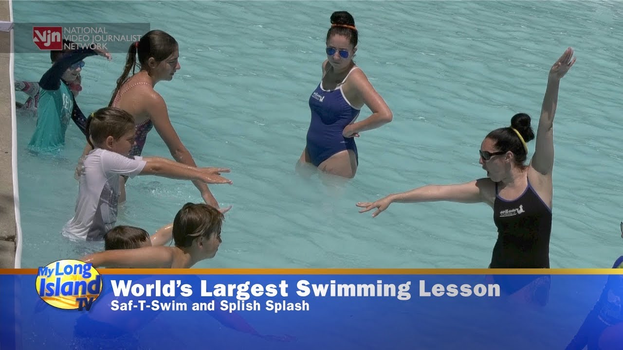 Saf-T-Swim’s World's Largest Swimming Lesson at Splish Splash Water