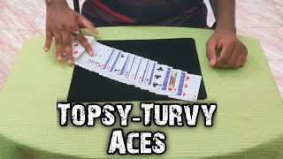 Ultimate Topsy-Turvy Aces - [Marlo - Wimhurst] || Card Magic ||