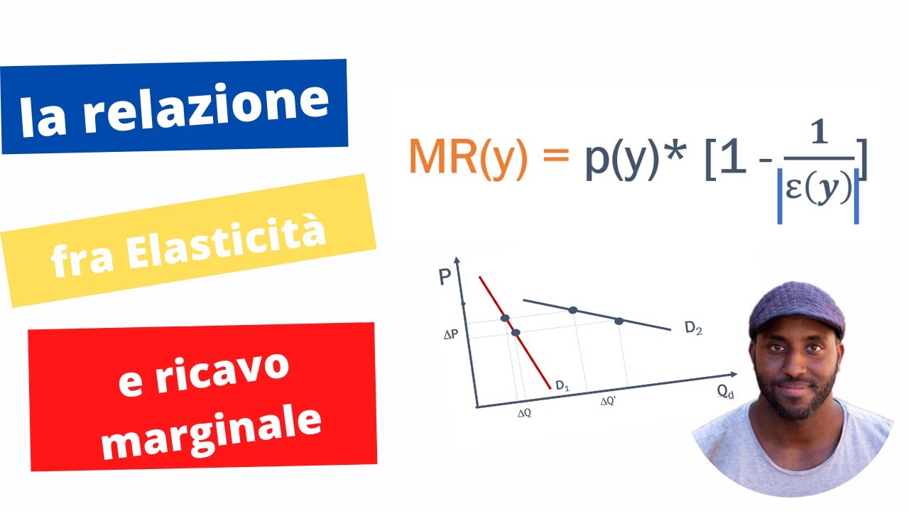 Microeconomia - spiegazione della relazione fra il ricavo marginale e la elasticità della domanda!