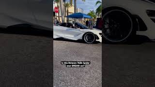 HEAVILY MODIFIED Mclaren 765lt Spider pulls into Cars and Coffee! 😍🔥