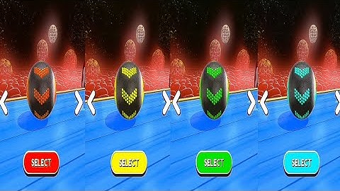 Going Balls Colors Reaction 4x Ball Run Gameplay Android iOS Part 302