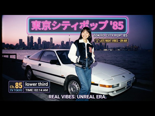 Midnight Drive in Shinjuku 1985 – 80s City Pop & Future Funk 🚗