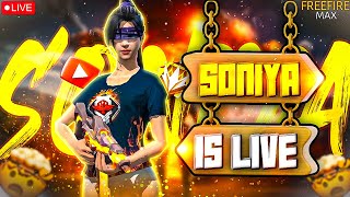 FREEFIRE CUSTOM ROOM GIVEAWAY 😍FREEFIRE CUTE GIRL LIVE || ITS SONIYA FF ♥️ #freefire #live #ajjubhai