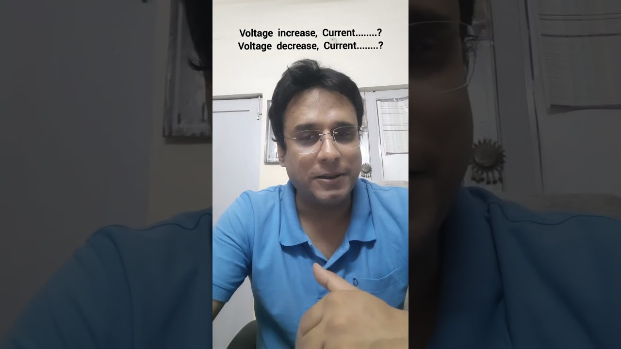 If voltage increase,  Current increase or decrease?