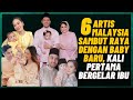 6 artis malaysia sambut raya dengan baby baru kali pertama bergelar ibu