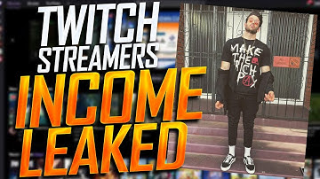HUGE Twitch Leak! STREAMER PAYOUTS Exposed By Hackers 😮