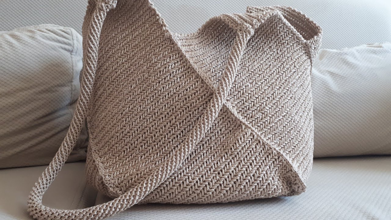 Balık Sırtı Çanta Yapımı | Örgü Çanta | Knitting Bag Making