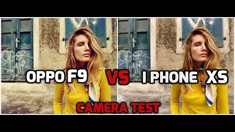 So sánh iphone x và oppo f9