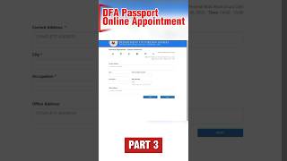 PART 3 - DFA Online Appointment 2026 #dfatutorial #dfapassport #dfa #onlineappointment