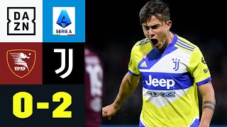 Dybala leitet Juve-Sieg ein: Salernitana - Juventus Turin 0:2 | Serie A | DAZN Highlights