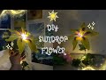 A cozy craft session 🌼✨| Making Rapunzel’s sun drop flower from Tangled | Fuzzy Wire DIY