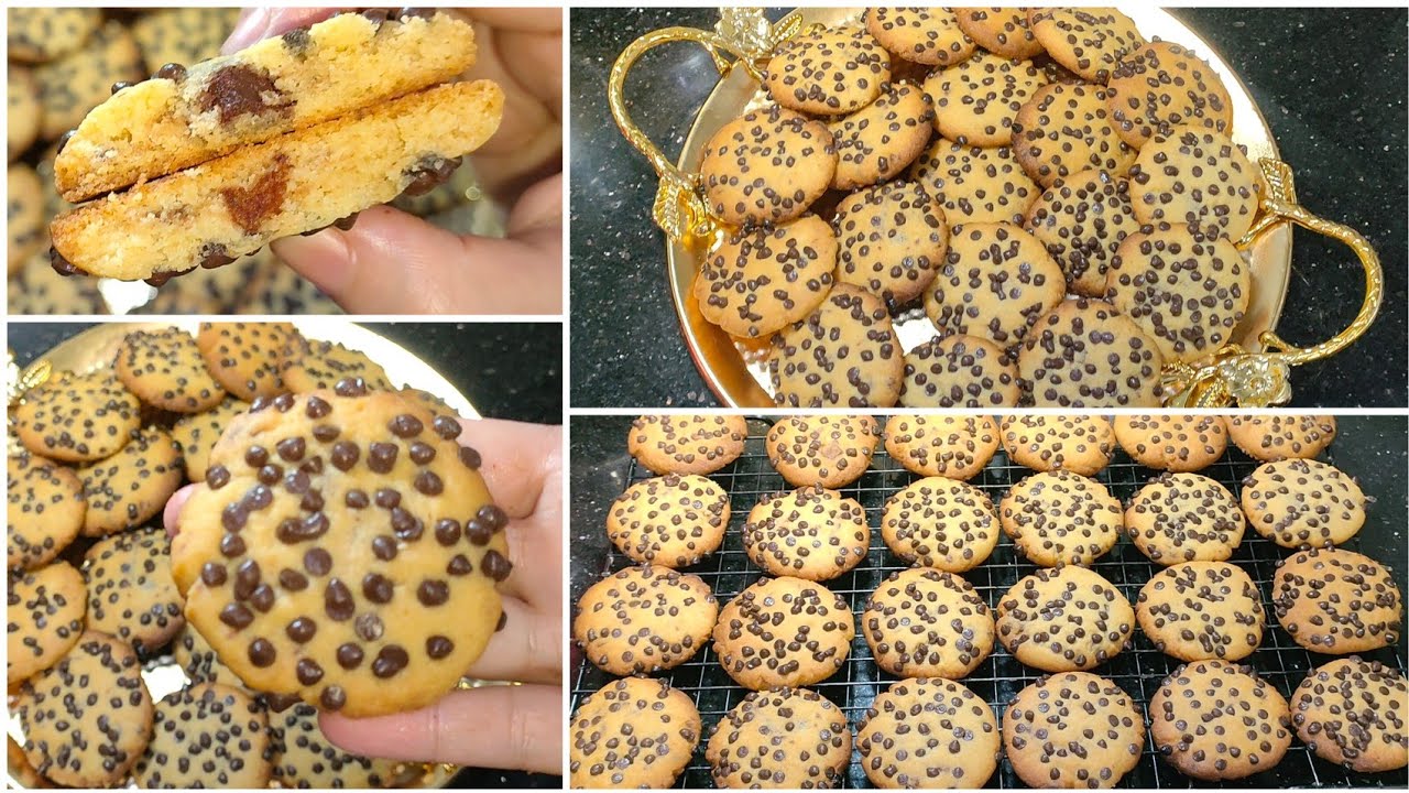 50 حبة احسن من اللي يتباع برا 💥 كوكيز بالشوكولا لذيذ جدا 😍 سهل و سريع التحضير