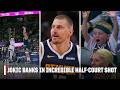 NIKOLA JOKIC DEFIES PHYSICS WITH EPIC BUZZER-BEATING HALF-COURT SHOT 💥 | NBA on ESPN