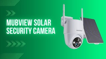 🔥REVIEW🔥Mubview Solar Security Camera | Best PTZ Outdoor Camera