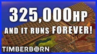 325,000hp from JUST ONE Bad Water Source! - Timberborn BADTIDES Ep 13 - Update 5  Hard Mode