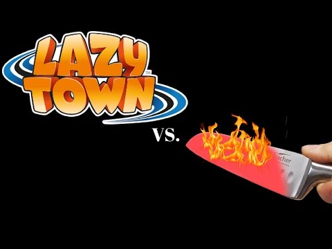 We Are Number One   LazyTown vs 1000 degree knife