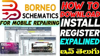 How To Download - Install & Register Borneo Schematic Tool | Mobile Repairing Course In Telugu screenshot 3