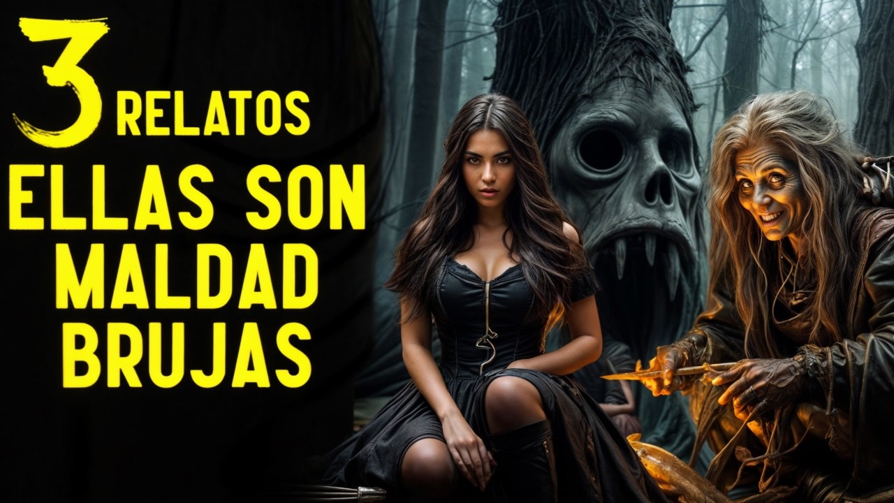 3 relatos BRUJAS FREGONAS - HISTORIAS DE HORROR -narradas en español - arlof